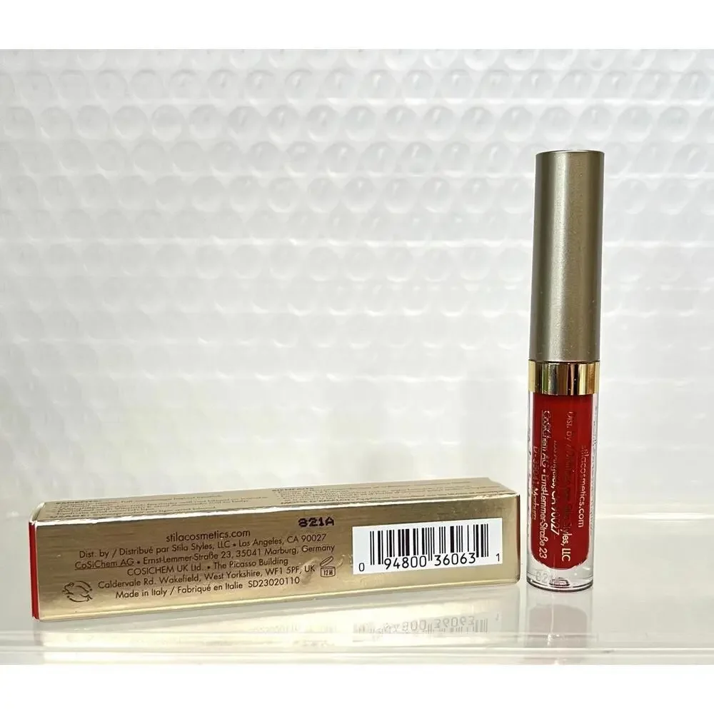 2x Stila Stay All Day Liquid Lipstick Beso Travel Mini Size 0.05 fl oz / 1.5 ml